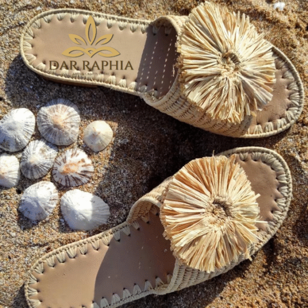 Handmade Raffia Sandal - Sandal