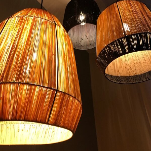 Raffia Lantern Pendant