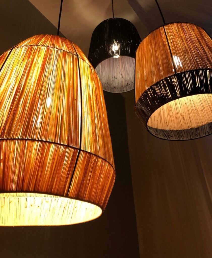 Raffia Lantern Pendant