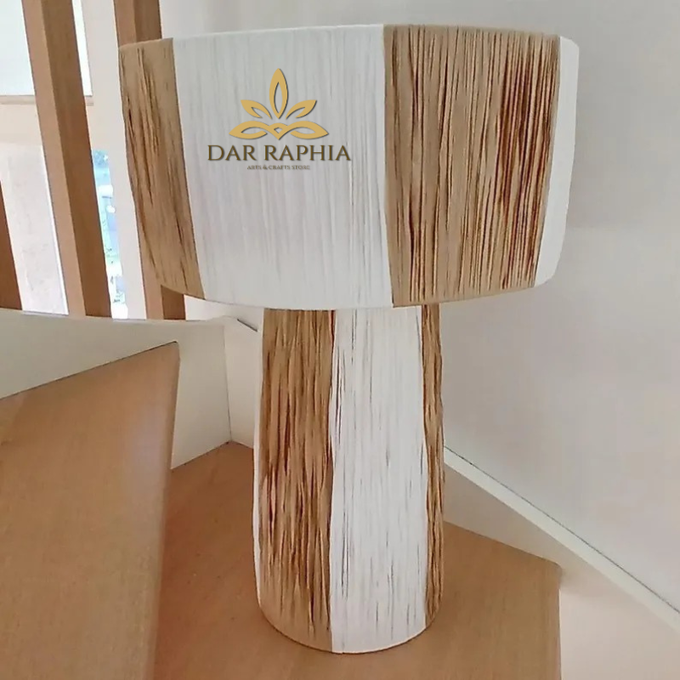 XSIefKRc3KaaipM3rR072BLLKOY2vA91j9THBTTj_lg Mushroom Table Lamp, hand-woven