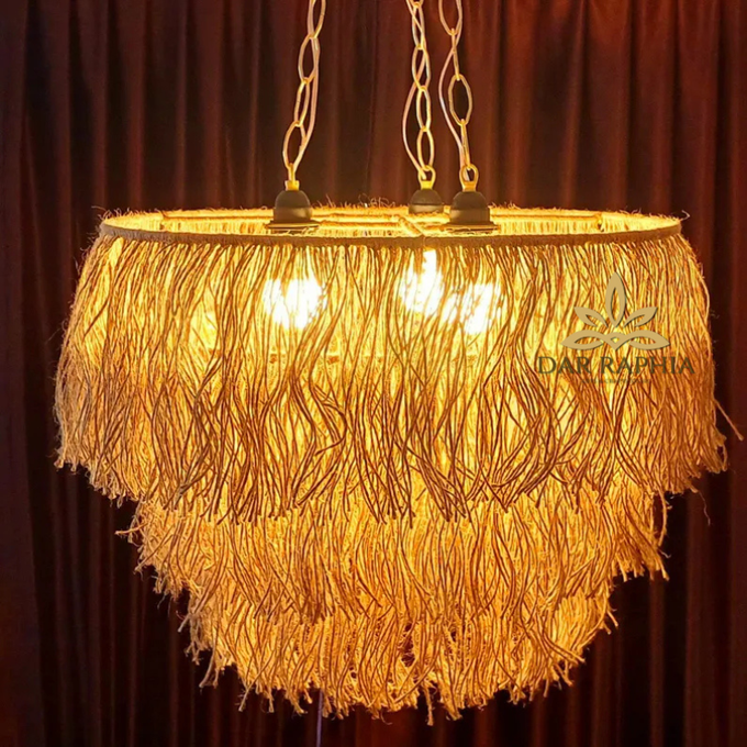 vulPjLiYe04P1DguUXDdixy0cXt8GGe3roIlDWsu_lg Raffia Cascade Lamp-Handmade Raffia Chandelier